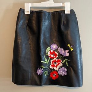 H&M Pleather Skirt
